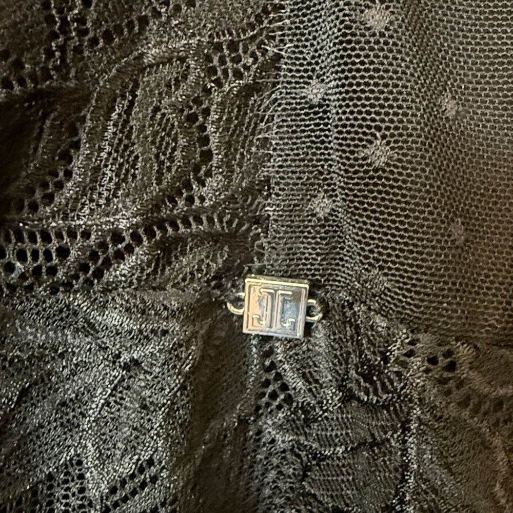 JETTE Black Lace Lingerie Romper - Picture 3 of 10